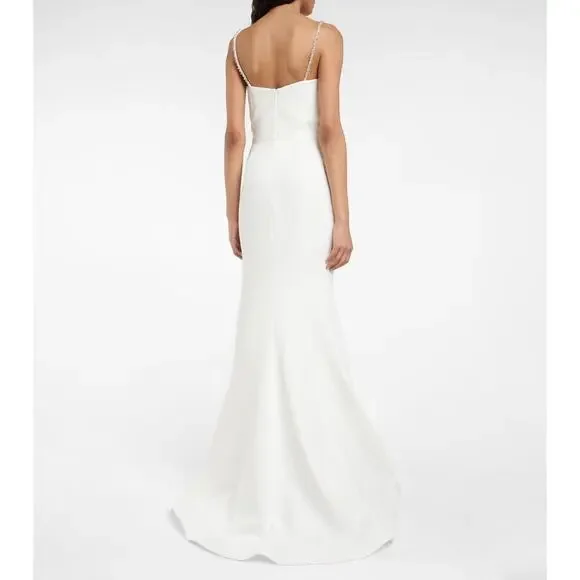 Rebecca Vallance Phoebe Bridal Mermaid Gown Ivory Size 10 NWT - Picture 2 of 10